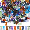 330Pcs 11 Colors Transparent Acrylic Beads Ink Wind Gradient Effect OACR-SC0002-01-1