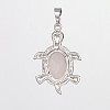 Tortoise Gemstone Pendants G-D648-M-RS-4