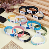 12Pcs 12 Colors Polyester Cord Stretch Bracelets BJEW-GW0001-01-4