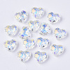 Transparent K9 Glass Beads GGLA-S056-10x12-001AB-1