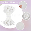 6Bundles Gypsum with Cotton Cord Artificial Flower Core DIY-GF0014-10B-6