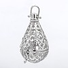 Brass Cage Pendants LS-KK-P026-02P-NR-1