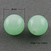 Imitation Jade Glass Beads Strands LS-DGLA-S076-6mm-20-1