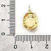 Natural Black Onyx(Dyed and Heated) Faceted Oval Charms KK-V011-45B-G-3