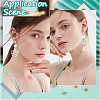 20Pcs Brass Cubic Zirconia Stud Earring Findings KK-BBC0010-86-5