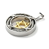 Ion Plating(IP) 304 Stainless Steel Pendants STAS-M329-02G-2