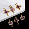 Natural Amethyst Pendants PW-WG95DF1-01-2