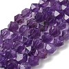 Natural Amethyst Beads Strands G-Z119-A40-02-3