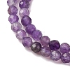 Natural Amethyst Beads Strands G-C226-B06-4mm-4