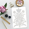 4Pcs 4 Styles PET Hollow Out Drawing Painting Stencils DIY-WH0394-0102-3