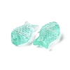 Transparent Spray Painted Glass Beads X1-GLAA-I050-10C-2