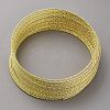Textured Iron Memory Beading Wire for Wire Wrap DIY Jewelry Making FIND-WH0472-08G-1