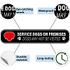 Mini PVC Coated Self Adhesive AUTOMATIC DOOR Warning Stickers STIC-WH0017-009-3