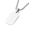 Non-Tarnish 304 Stainless Steel Double Layer Necklaces NJEW-M181-03P-3