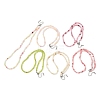 4MM Dyed Natural Green Jade Round Beaded Necklaces GG-CBAA808-04P-A-4