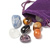 12Pcs 6 Style Natural Mixed Gemstone Beads G-FS0001-72-2