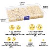 1377Pcs 5 Styles ABS Plastic Beads OACR-FS0002-43-4