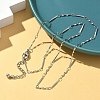 304 Stainless Steel Necklaces NJEW-JN05265-1