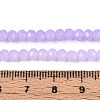 Baking Paint Imitation Jade Glass Bead Strands X-DGLA-A034-J2MM-A50-4