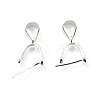 925 Sterling Silver Ice Pick Pinch Bails STER-Z001-122S-05-1