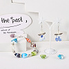 Cheriswelry 24Pcs 12 Colors Handmade Lampwork Beads LAMP-CW0001-03-7