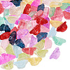 72Pcs 12 Colors Transparent Glass Beads DGLA-TA0001-53-3