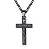 Stainless Steel Cross Pendant Necklace LL1723-4-1