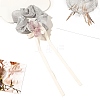 Flower Cloth Elastic Hair Accessories for Women PW-WGC5AA0-05-1