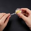 Plastic Chocolate Holder Case Flower Support AJEW-WH0261-42-4