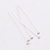 925 Sterling Silver Flat Head Pins STER-K017-20mm-S-2