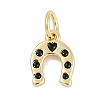 Brass Enamel Charms KK-Q028-07A-G-1