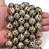 Natural Dalmatian Jasper Beads Strands G-C249-A02-16mm-1