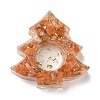 Natural Sunstone & Resin Candle Holder Molds DJEW-H012-03F-2