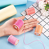 4 Rolls 4 Colors Round Waxed Polyester Cord YC-TA0001-27A-5