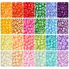 DIY Column Baking Paint Glass Seed Beads Bracelets Making Kits SEED-FS0001-39-3
