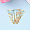 Brass Ball Head Pins KK-YW0004-03C-G-1