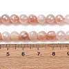 Electroplated Natural Pink Aventurine Beads Strands G-B191-A05-6mm-5