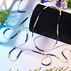 Glass Beaded Adjustable Waist Chains for Women AJEW-TA0005-78A-8
