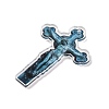 Opaque Acrylic Cross Theme Pendants OACR-I010-04D-2