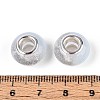 Transparent Resin Rondelle European Beads RESI-N044-02E-3