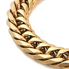 Ion Plating(IP) 304 Stainless Steel Cuban Link Chain Bracelets for Men BJEW-B093-03G-2