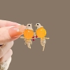 Magpie Alloy Rhinestone Brooches for Backpack Clothes PW-WG4E8D5-01-2