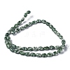 Natural Green Spot Jasper Beads Strands G-Z006-A22-3