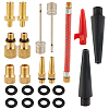 SUPERFINDINGS 2 Sets Bicycle Brass & Stainless Steel Accessories FIND-FH0001-98-1