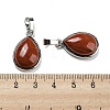 Natural Red Jasper Pendants G-I358-B23-3