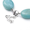 Acrylic Imitation Gemstone Beads Bracelets BJEW-JB04683-4