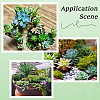 PVC Artificial Succulent Plant AJEW-SP0004-35C-5