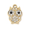 Alloy Rhinestone Pendants RB-CBA9733-02G-1