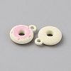 Frosted Painted Colored Alloy Pendants FIND-TAC0010-82C-2