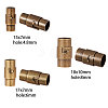 SUNNYCLUE Brass Locking Tube Magnetic Clasps KK-SC0001-11-2